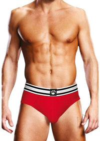 Prowler Red/white Open Brief Lg