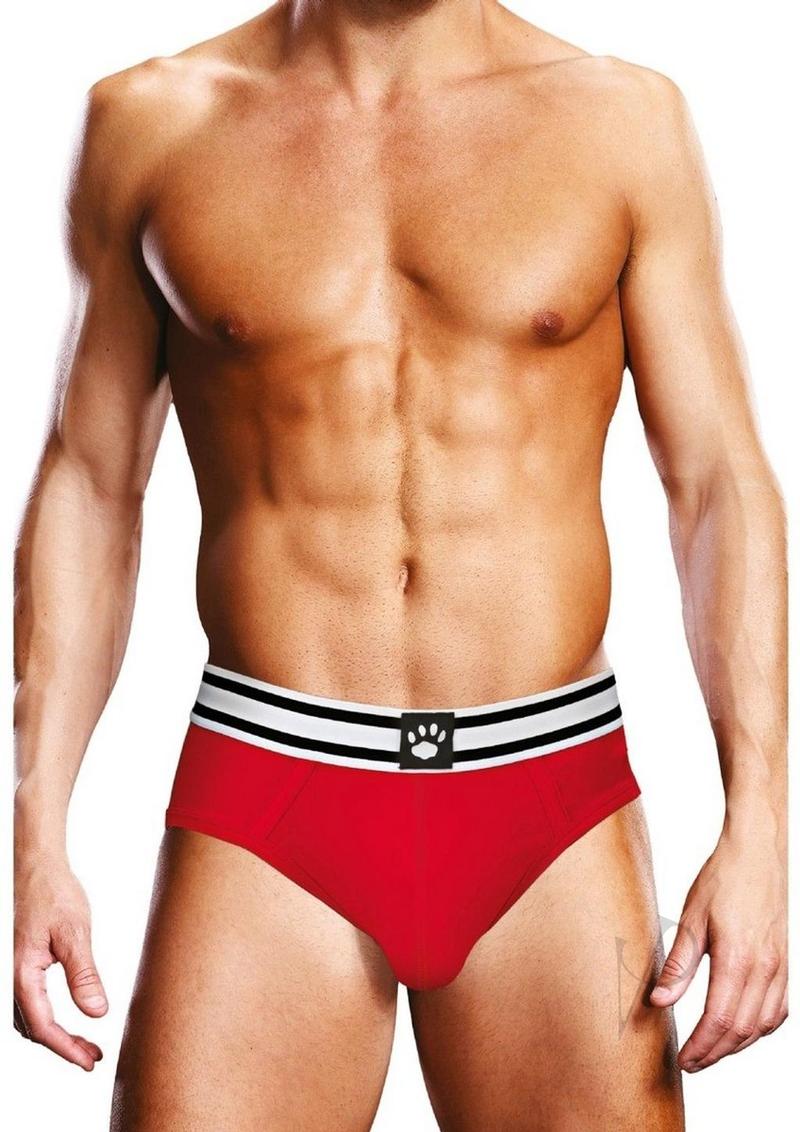 Prowler Red/white Open Brief Md