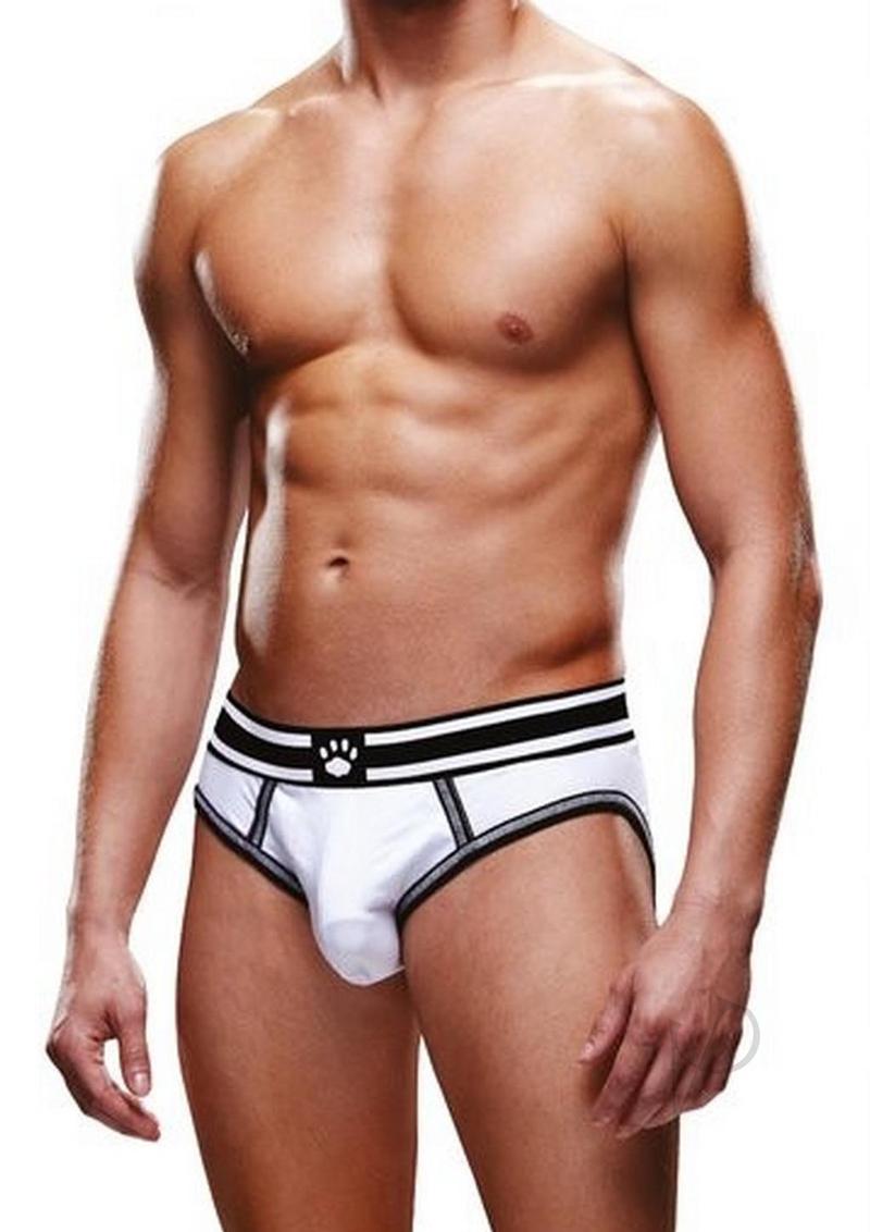 Prowler White/black Open Brief Lg