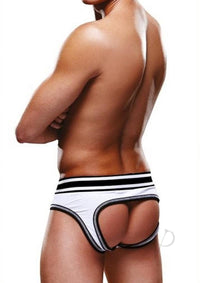 Prowler White/black Open Brief Lg