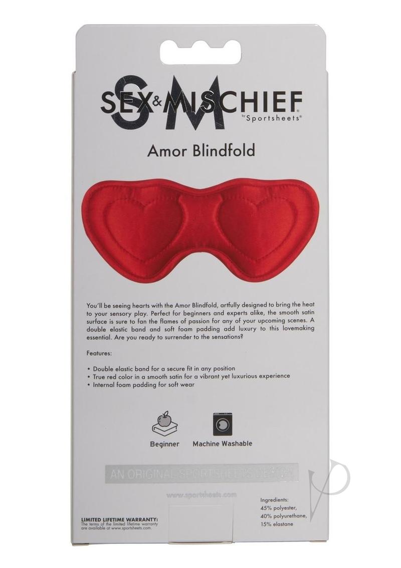 Sandm Amore Blindfold Red