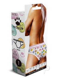 Prowler Candy Hearts Briefs Lg Wht