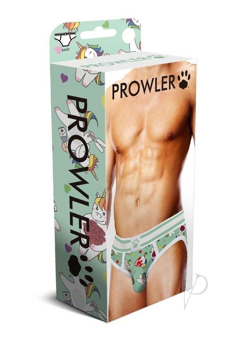 Prowler Unicorn Hearts Brief Sm Grn