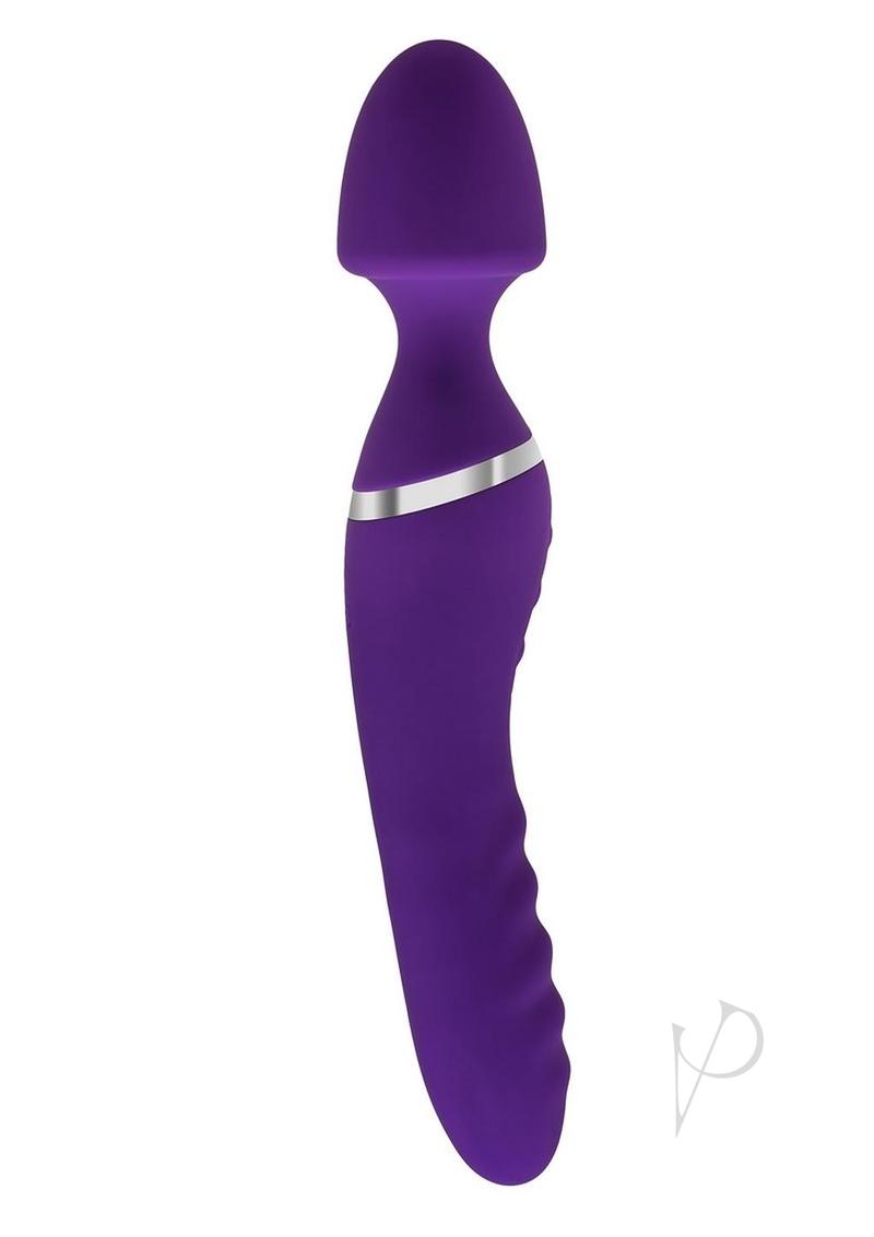 Aande Dual End Twirling Wand Purple