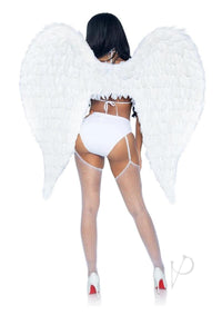 43 Deluxe Feather Wings O/s White