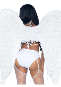 43 Deluxe Feather Wings O/s White