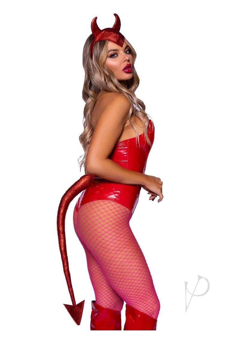 Glitter Devil Kit 2pc Os Red