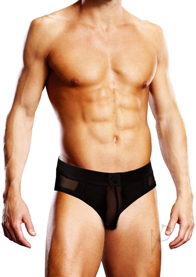 Prowler Black Mesh Open Brief Md