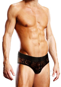 Prowler Black Lace Brief Sm