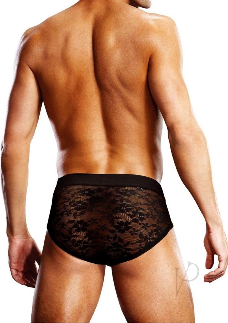 Prowler Black Lace Brief Sm