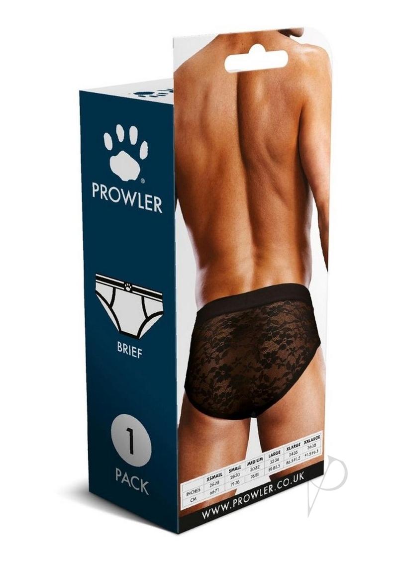 Prowler Black Lace Brief Sm