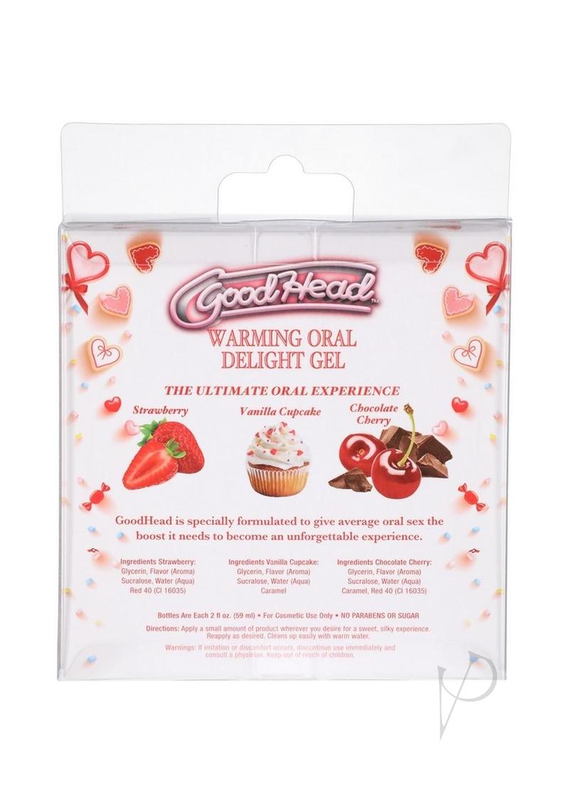 Goodhead Warming Gel Asst 3pk