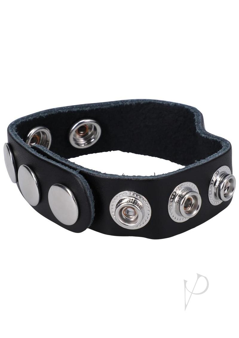 Rock Solid The Leather 5 Snap Black