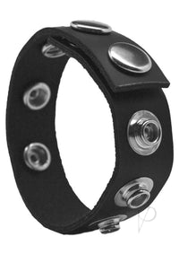 Rock Solid The Leather 5 Snap Black