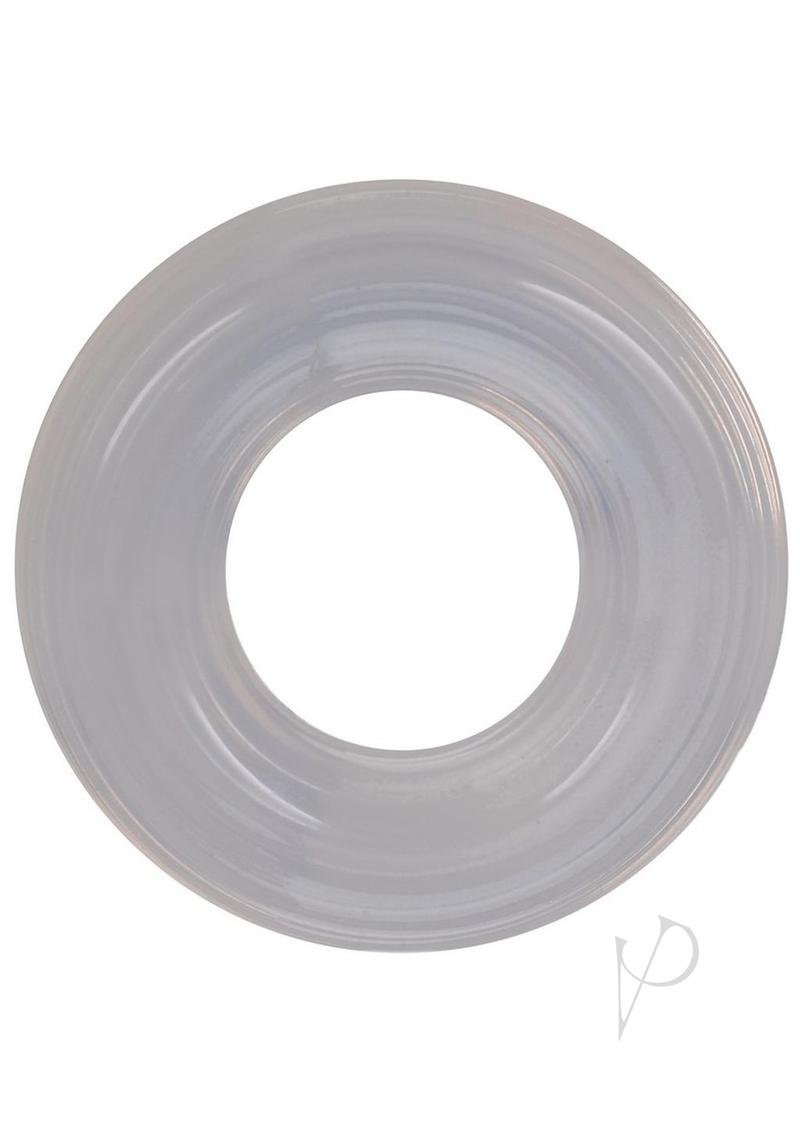 Rock Solid Ribbed Donut Clear