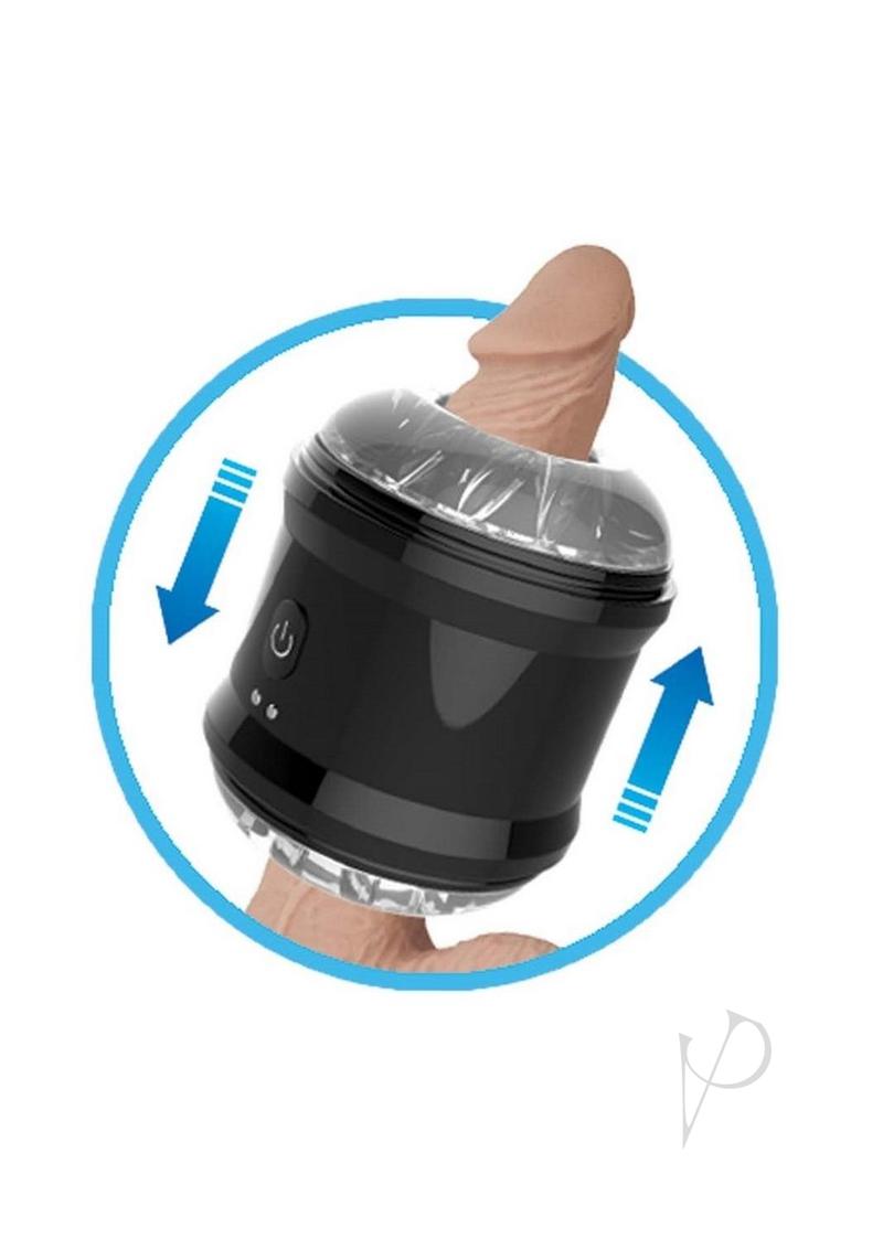 Dynamo Vibrating Masturbator Cup-black