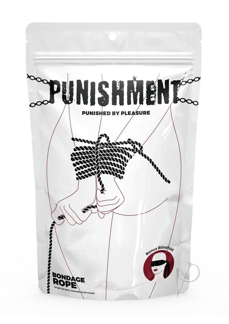 Punishment Bondage Rope Black