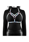 Cosmo Harness Vamp Sm/md Rainbow