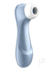 Satisfyer Pro 2 Generation 2 Rechargeable Silicone Clitoral Stimulator 6.5in Blue