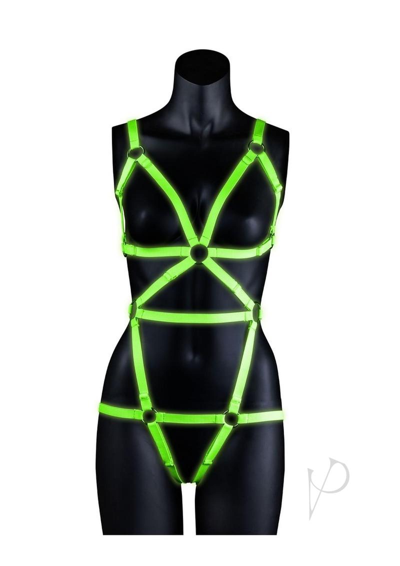 Ouch Full Body Harness S/m Gitd