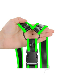 Ouch Buckle Harness Gitd L/xl