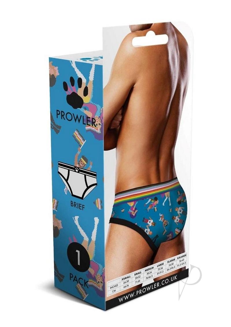 Prowler Pixel Gay Pride Brief Lg Ss23