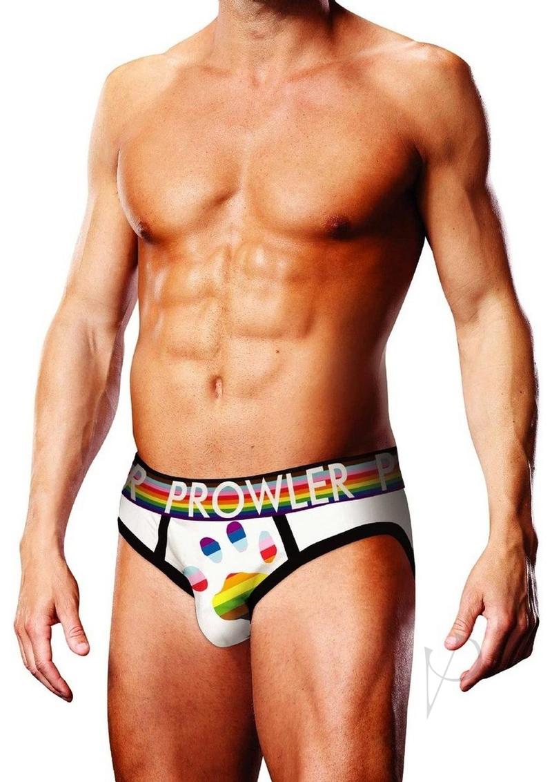 Prowler White Oversized Paw Brief Md