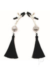 Sexy Af Nipple Clamps Black Tassle