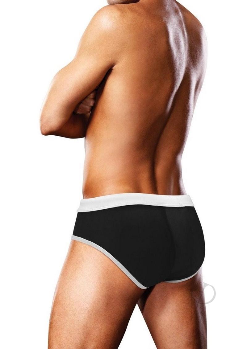 Prowler Swim Blk Oversize Paw Brief Sm