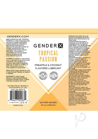 Gx Tropical Passion Flavored Lube 4oz