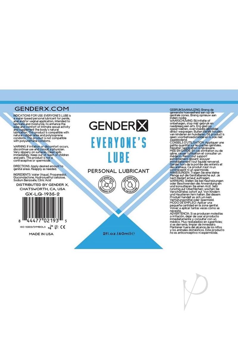 Gx Everyones Lube 2oz