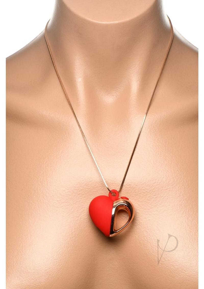 Charmed 10x Vibe Silicone Heart Necklace
