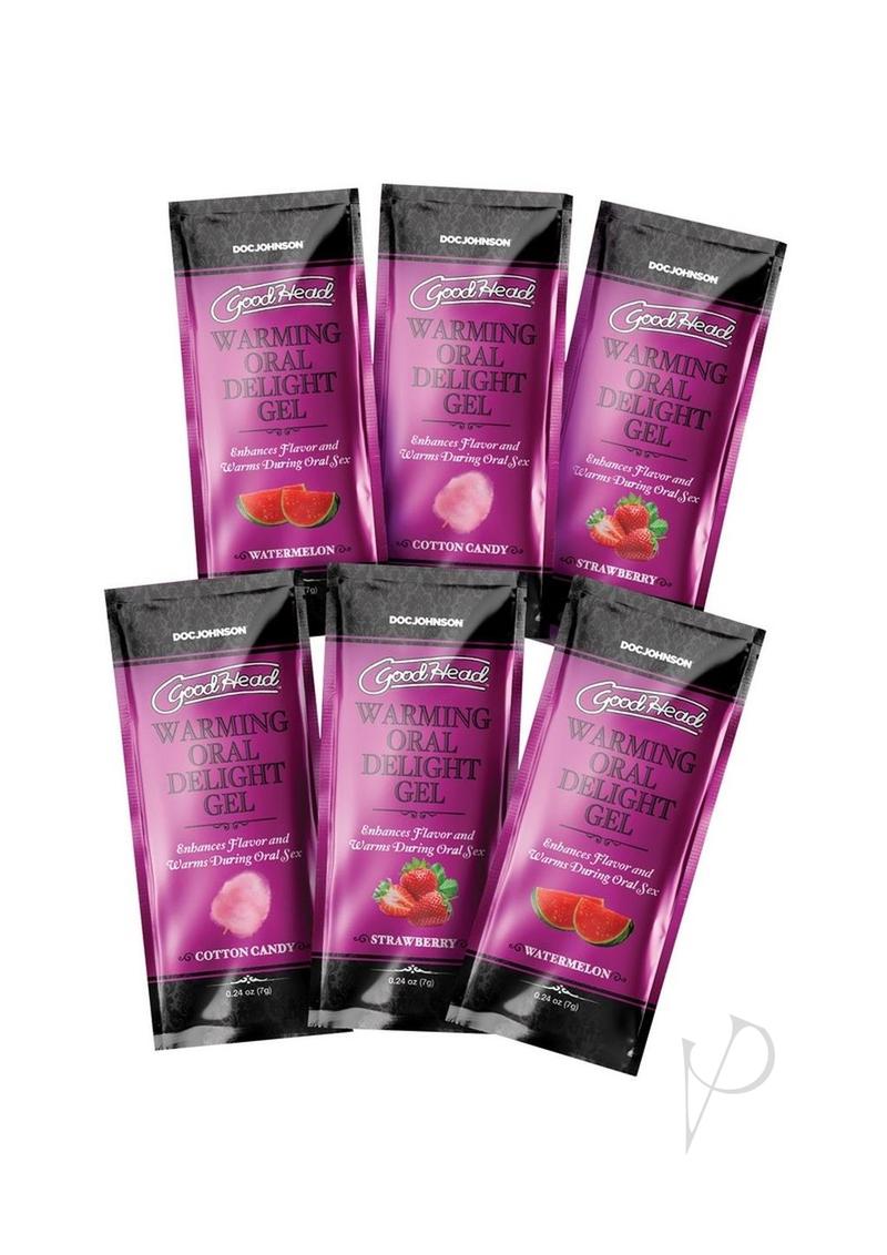 Goodhead Warm Oral Gel .24 6pk Asst