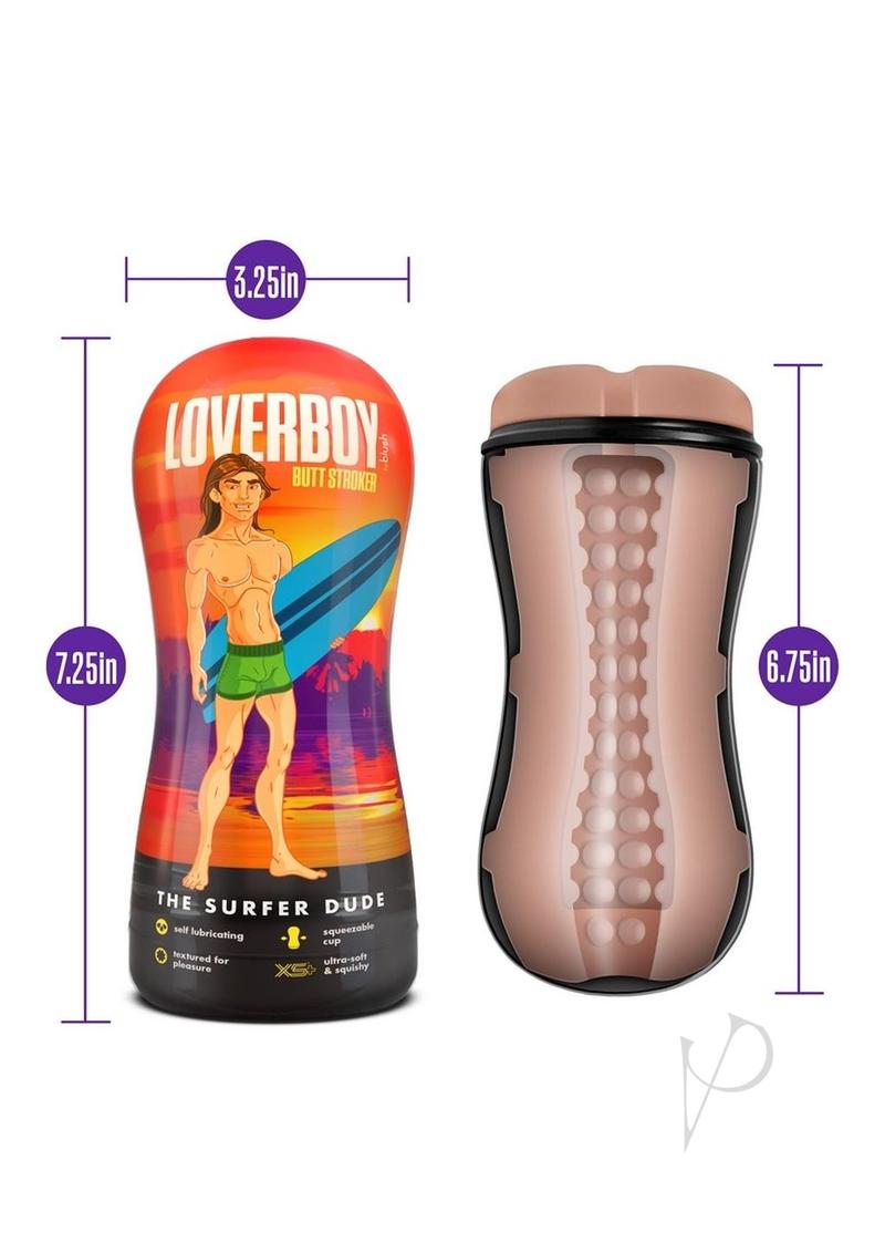 Loverboy Surfer Dude Lube Stroker Beige