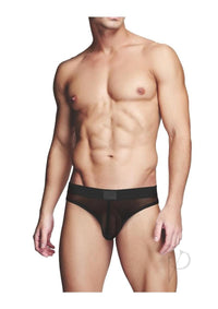 Prowler Red Fishnet Assless Brief Blk Md