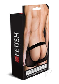 Prowler Red Fishnet Assless Trunk Blk Md