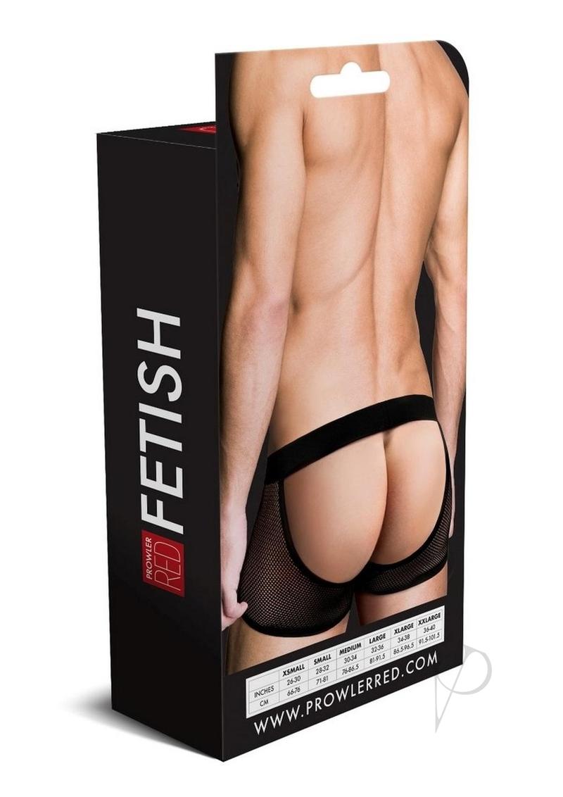 Prowler Red Fishnet Assless Trunk Blk Lg