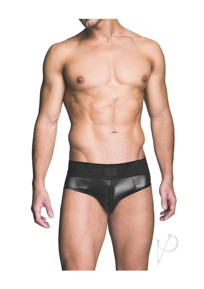 Prowler Red Wetlook Brief Blk Sm