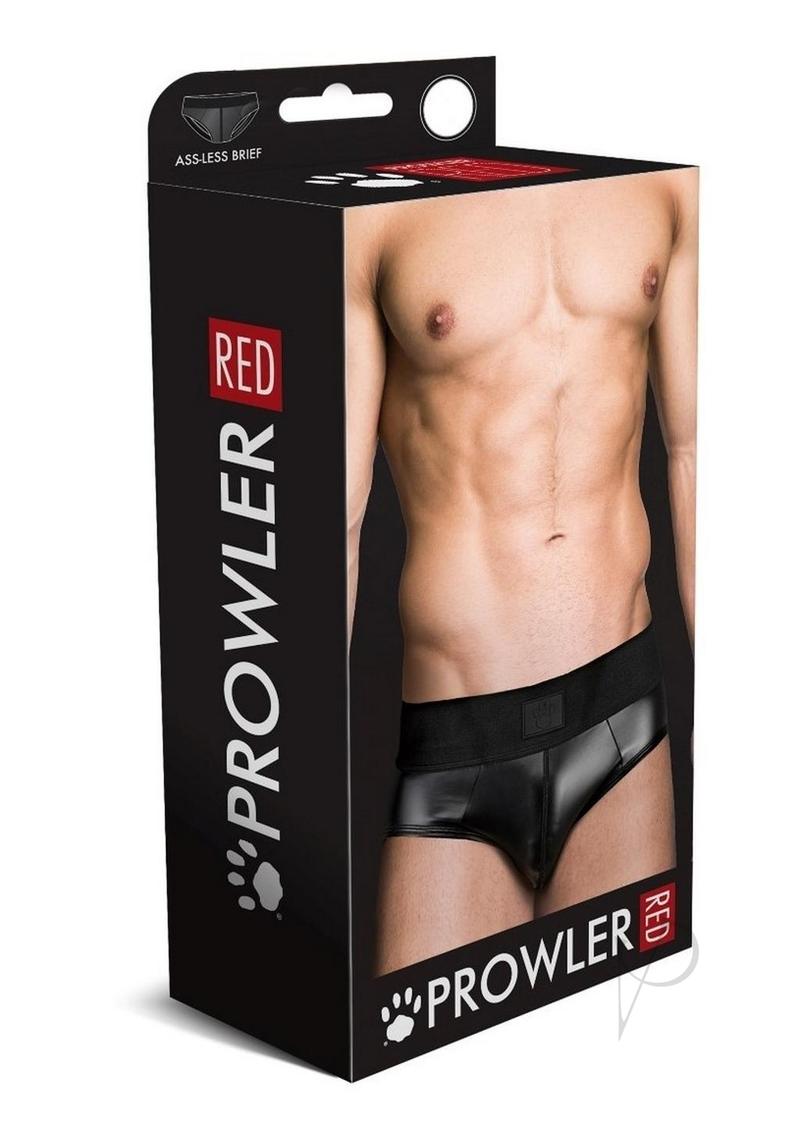 Prowler Red Wetlook Assles Brief Blk Xxl