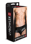 Prowler Red Wet Look Assles Brief Blk Md