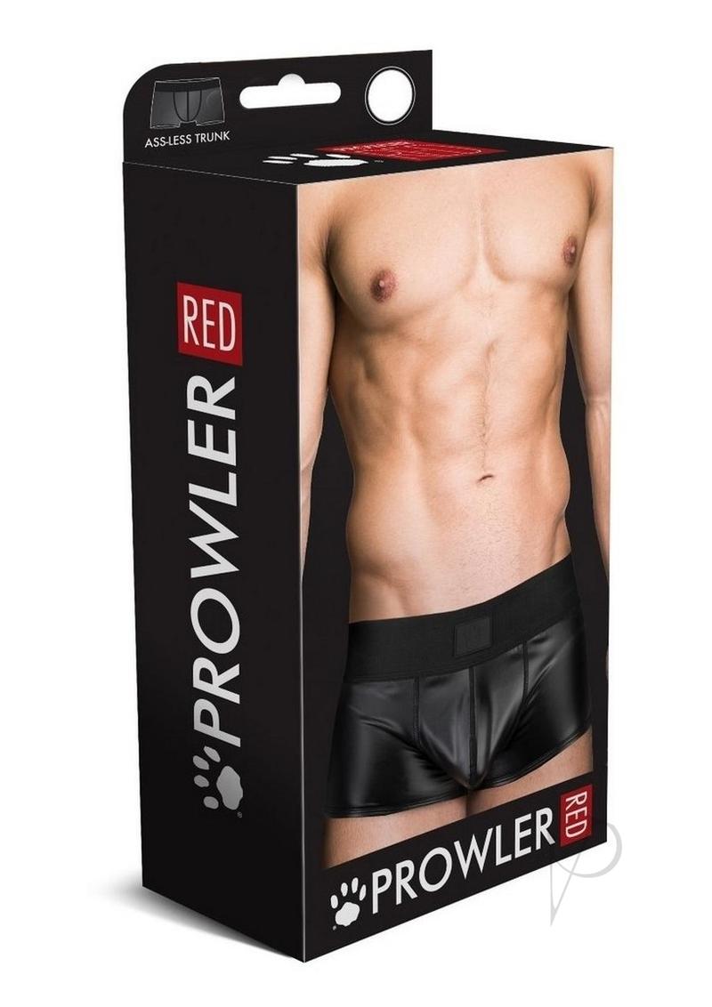 Prowler Red Wetlook Assless Trunk Blk Md