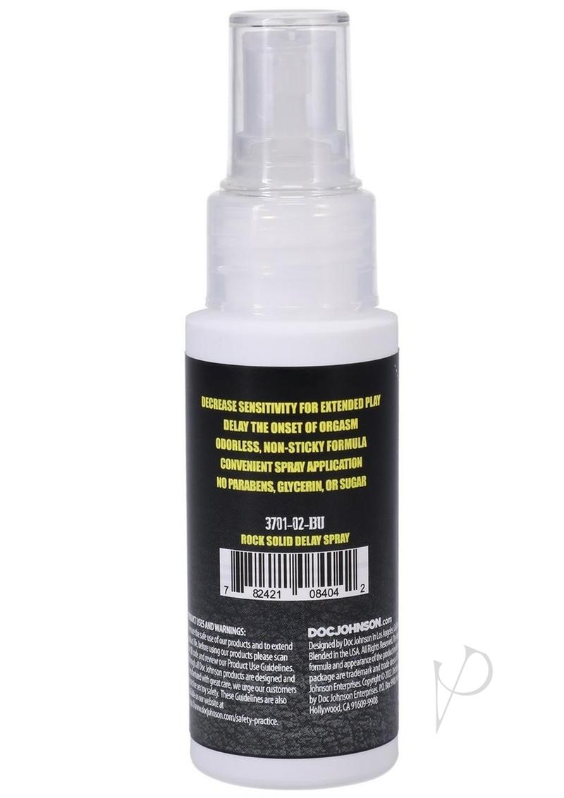 Rock Solid Delay Spray 2oz Bulk