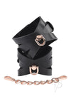 Sandm Brat Handcuffs Black/rose Gold