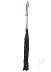 Sandm Brat Flogger Black/ Rose Gold