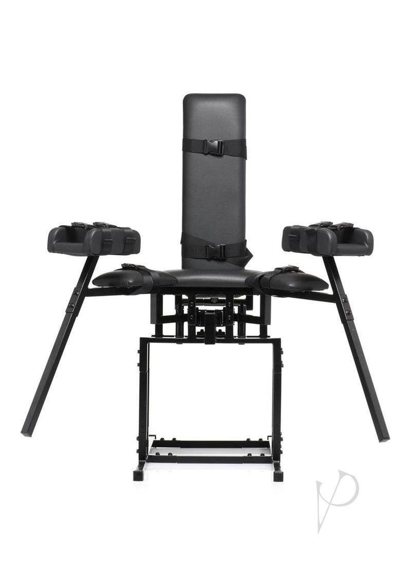 Ms Leg Spreader Obedience Chair Blk – FetishToyBox