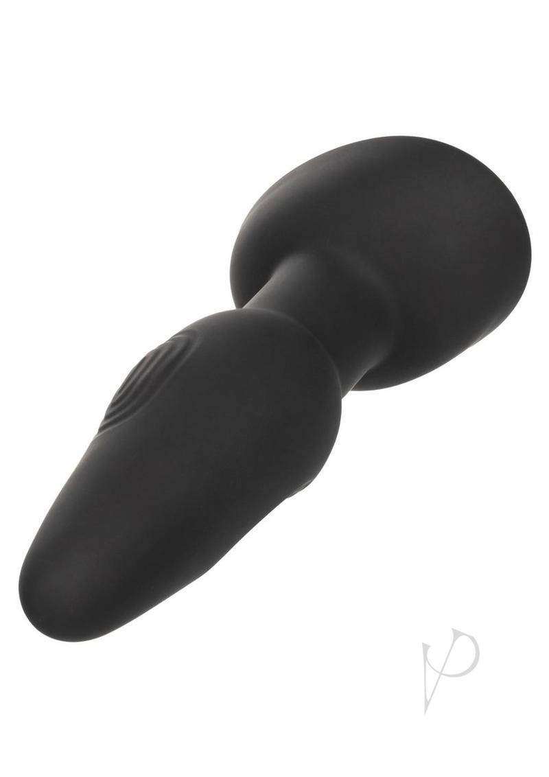 Bionic Dual Pulsating Probe Rechargeable Silicone Anal Stimulator Black