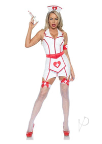 Er Hottie Vinyl 4pc Lg Wht/red