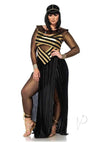 Nile Queen Dress 3pc 3x/4x Blk/gld