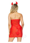 Bedazzled Devil 3pc Lg Red