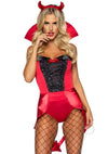 Devilish Darling 3pc Xs Red